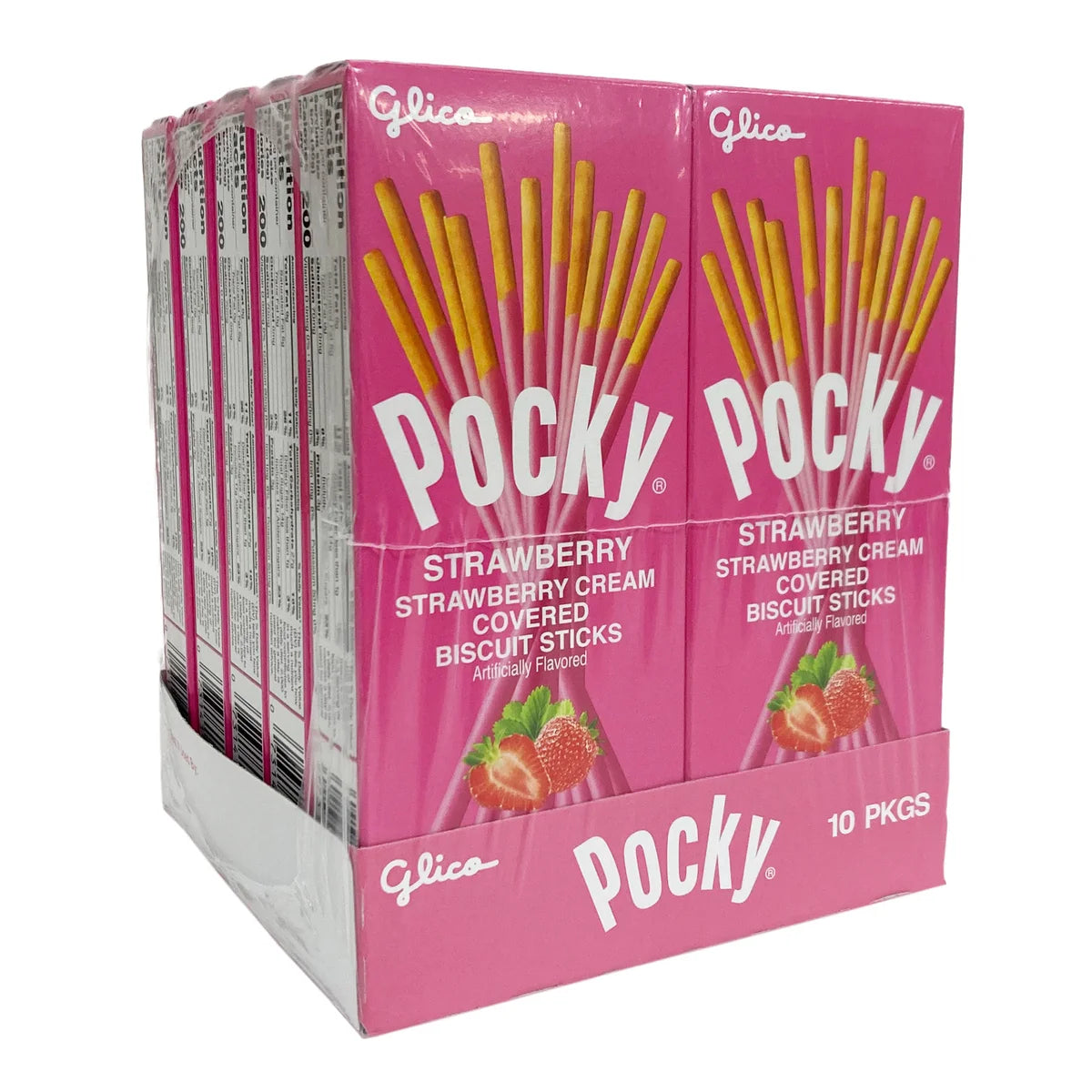 Pocky Strawberry Crean 10pc 1.41oz