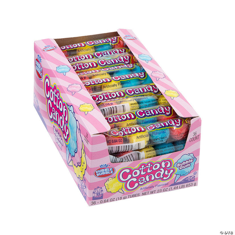 Dubble Bubble Cotton Candy Bubble Gum 36pc 0.64oz
