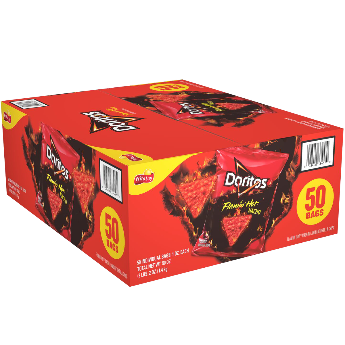 Doritos Falmin Hot Nacho 50pc 1oz