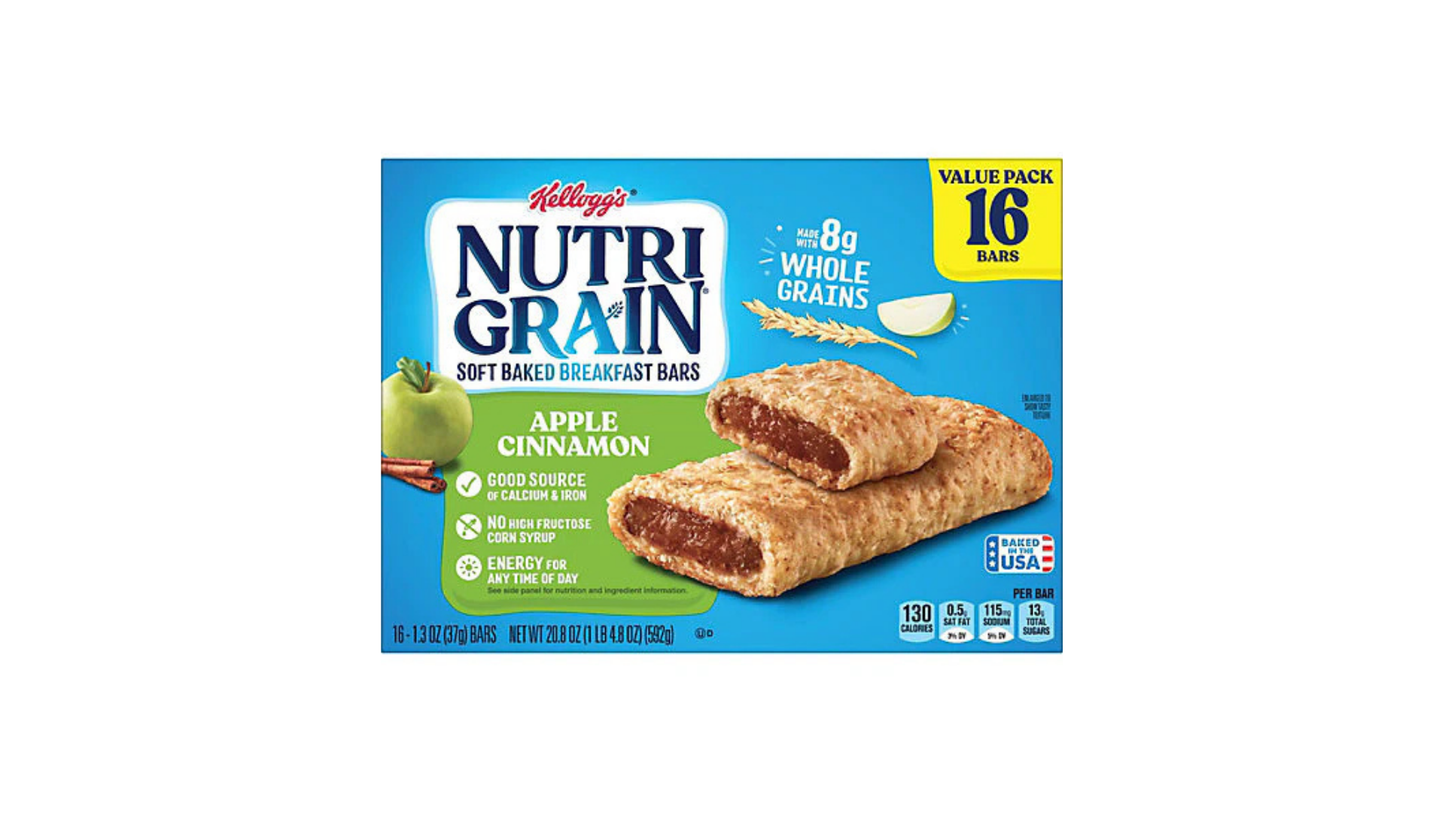 Nutri Grain Apple Cinnamon 16pc 1.3oz