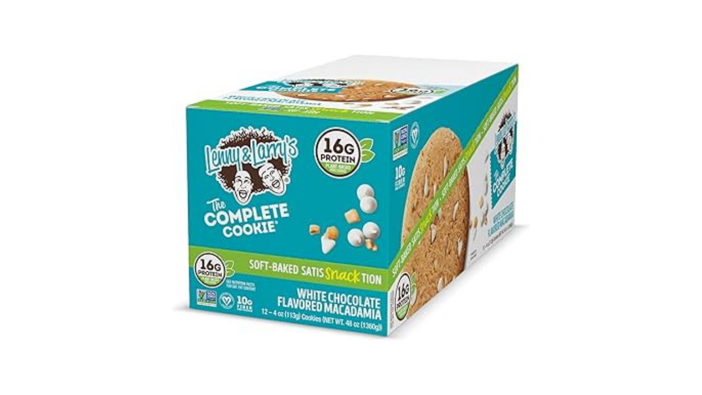 Lenny & Larry's White Choco Flavored Macadamia 12pc 4oz