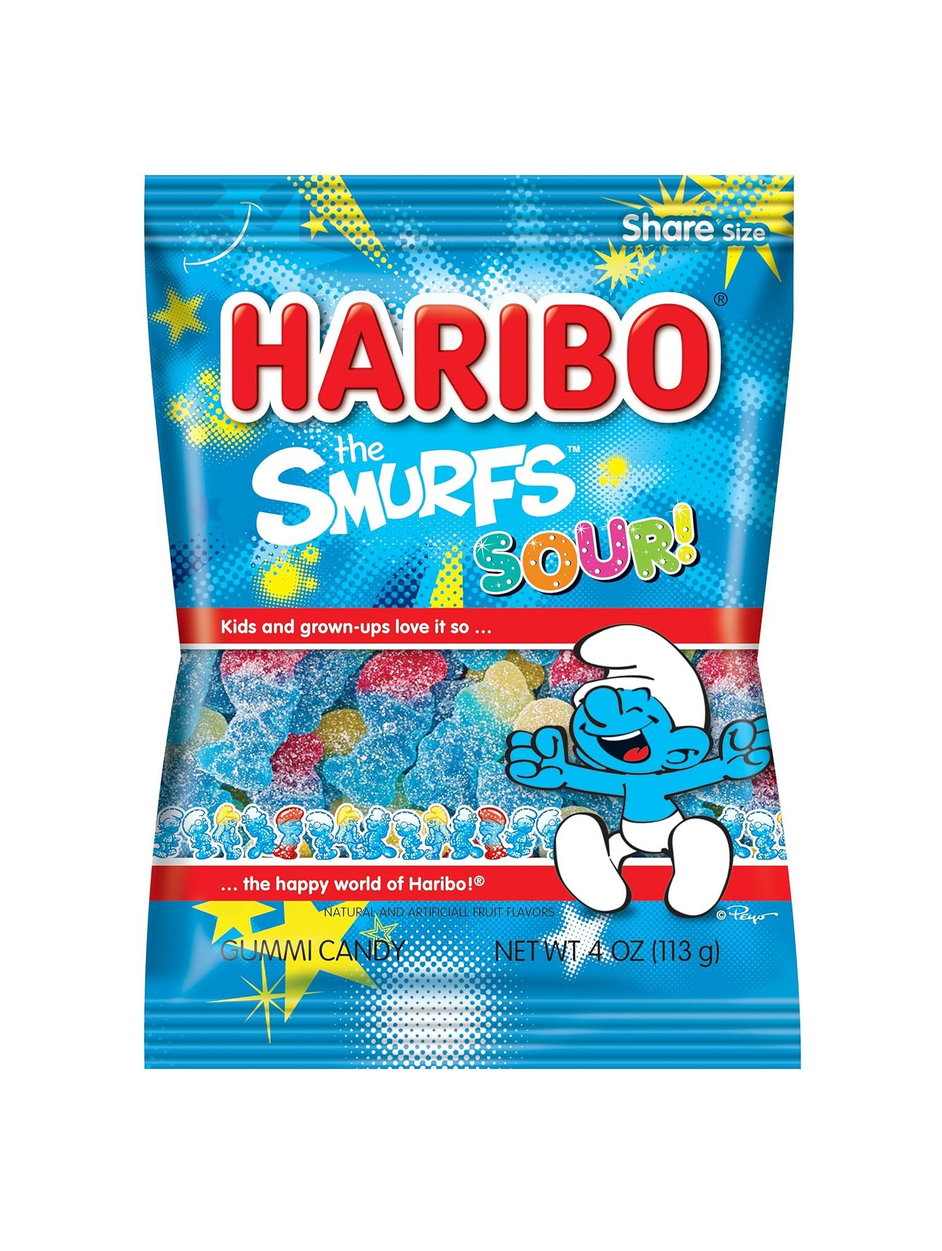 Haribo The Smurfs Sour 12pc 4oz