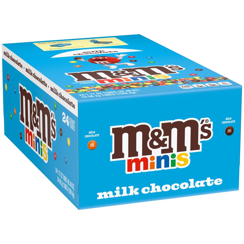M&M'S Milk Choco Minis Plain 24pc 1.41oz