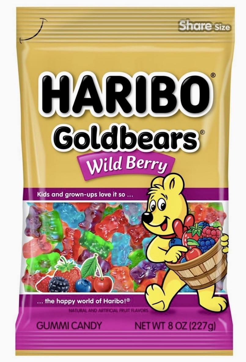 Haribo Goldbears Wild Berry 10pc 8oz