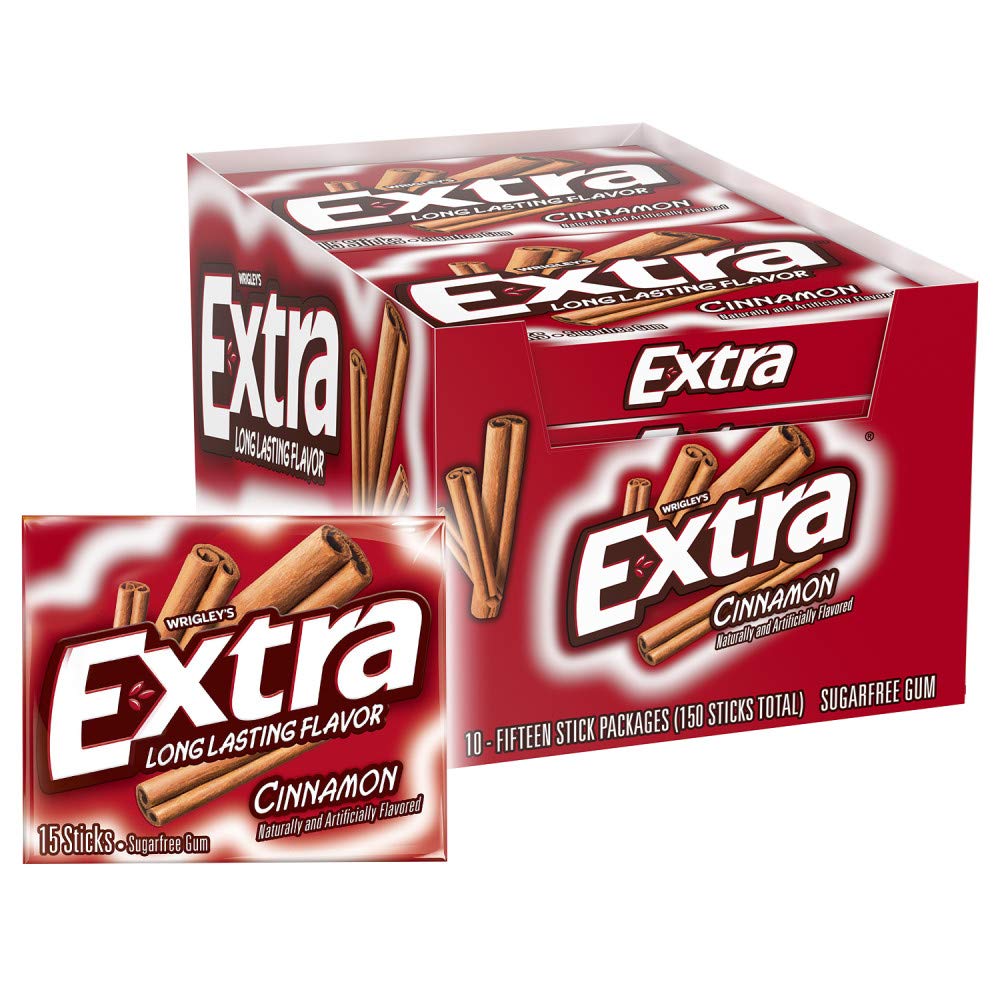 Extra Slim Pack Cinnamon 10pc 15ct