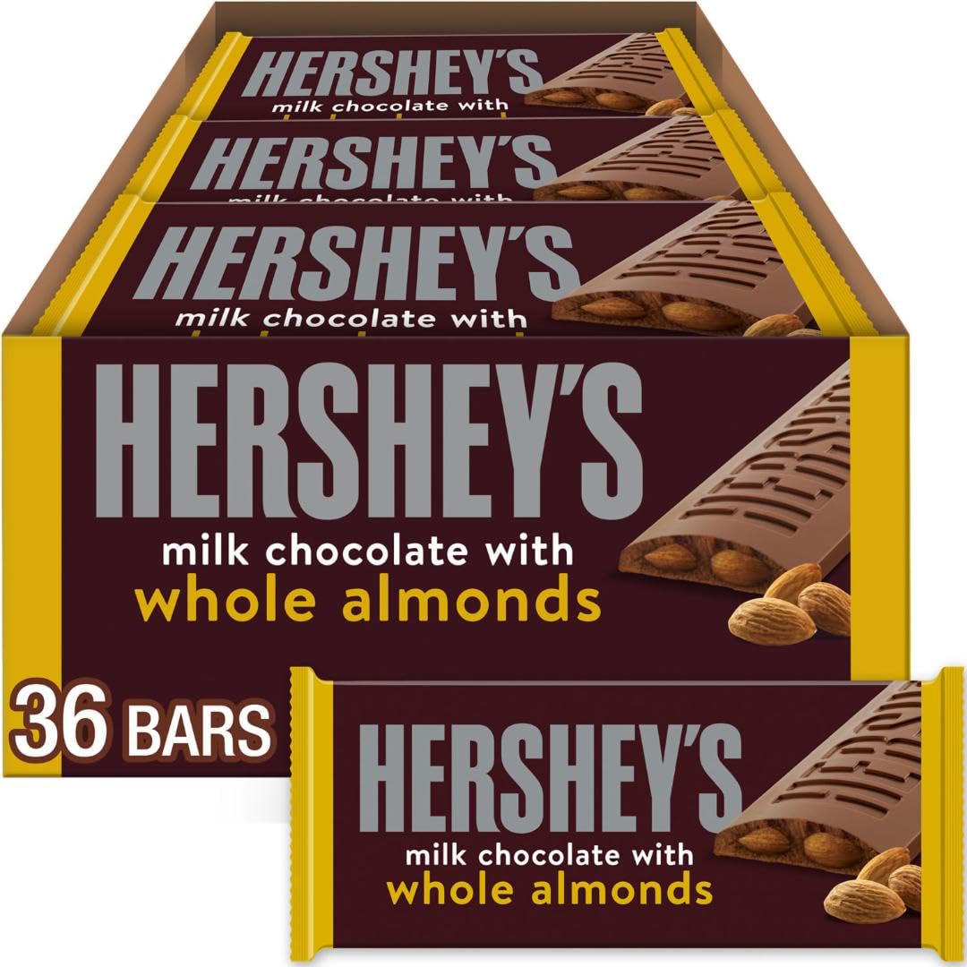 Hershey's Milk Choco W Almonds 36pc 1.45oz