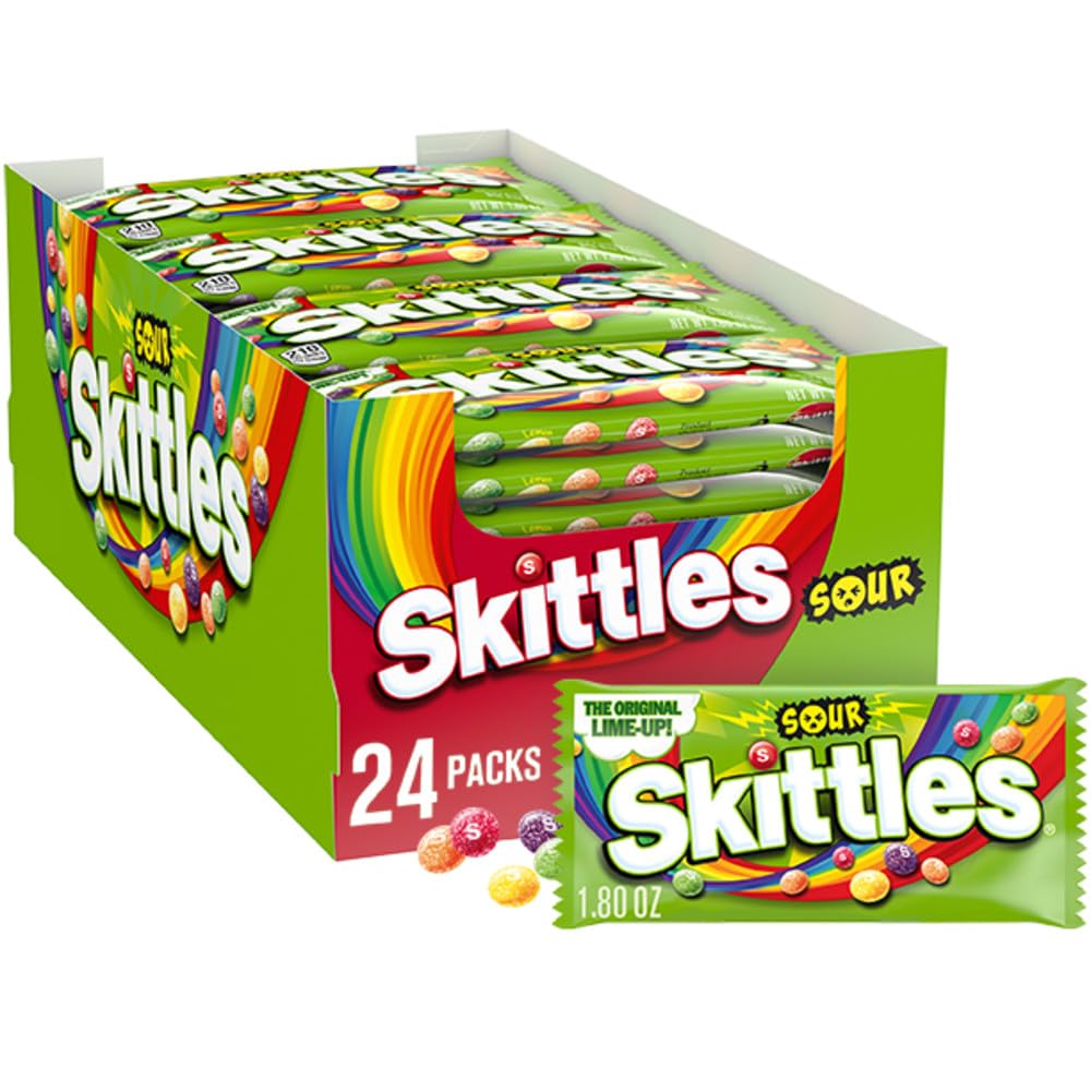 Skittles Sour Single Size 24pc 1.8oz