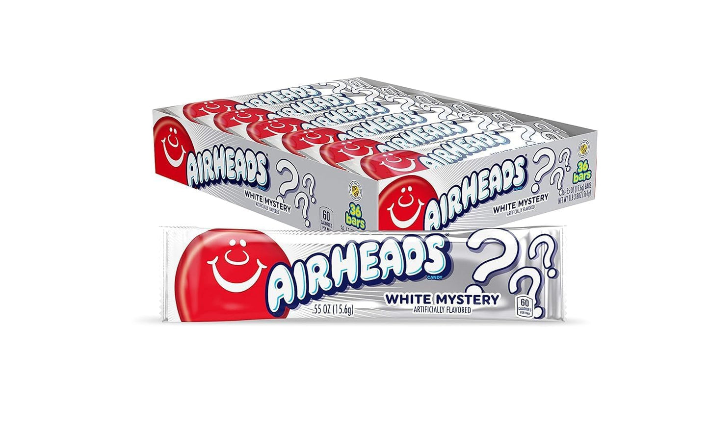 Airheads Single White Mystery 36pc 0.55oz
