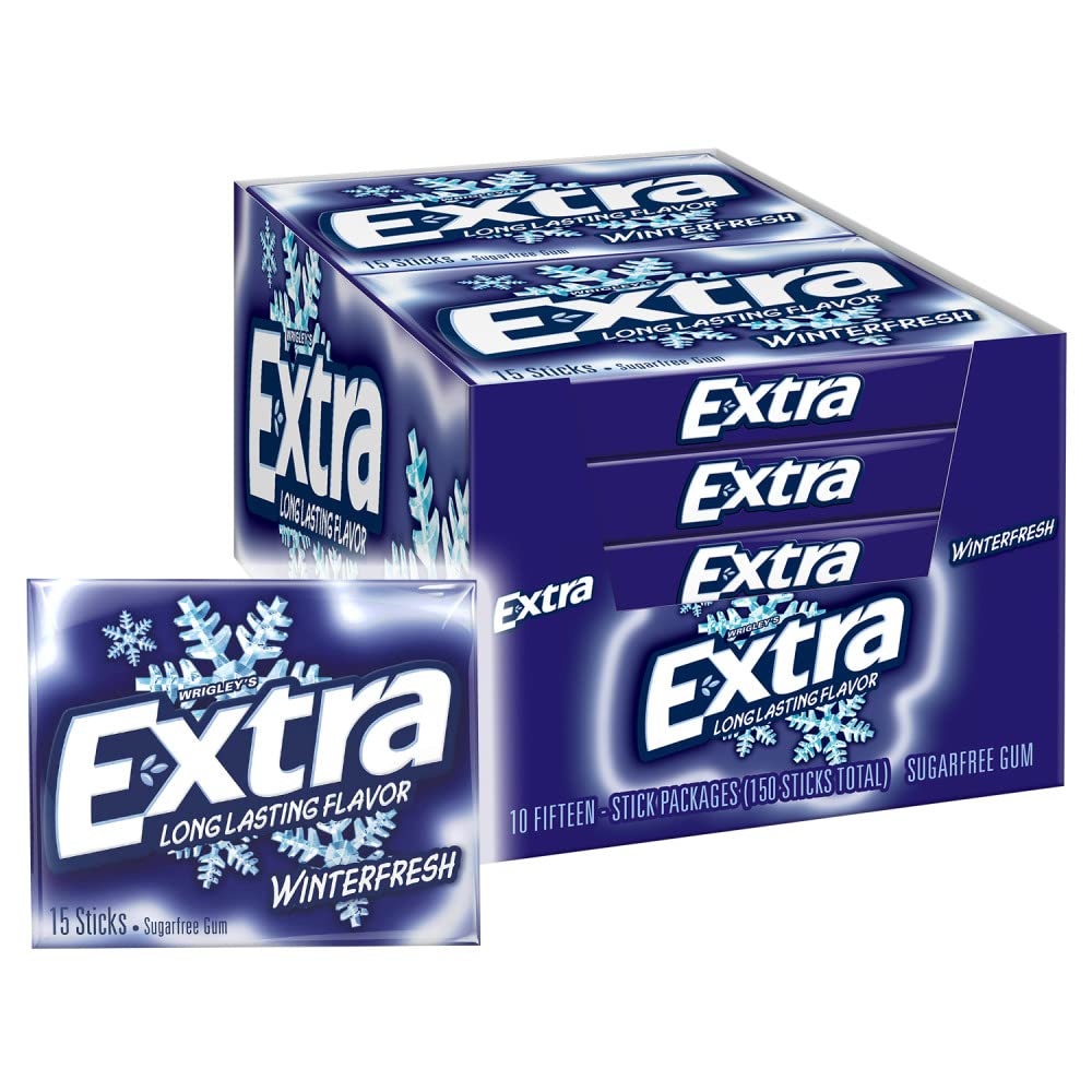 Extra Slim Pack Winterfresh 10pc 15ct