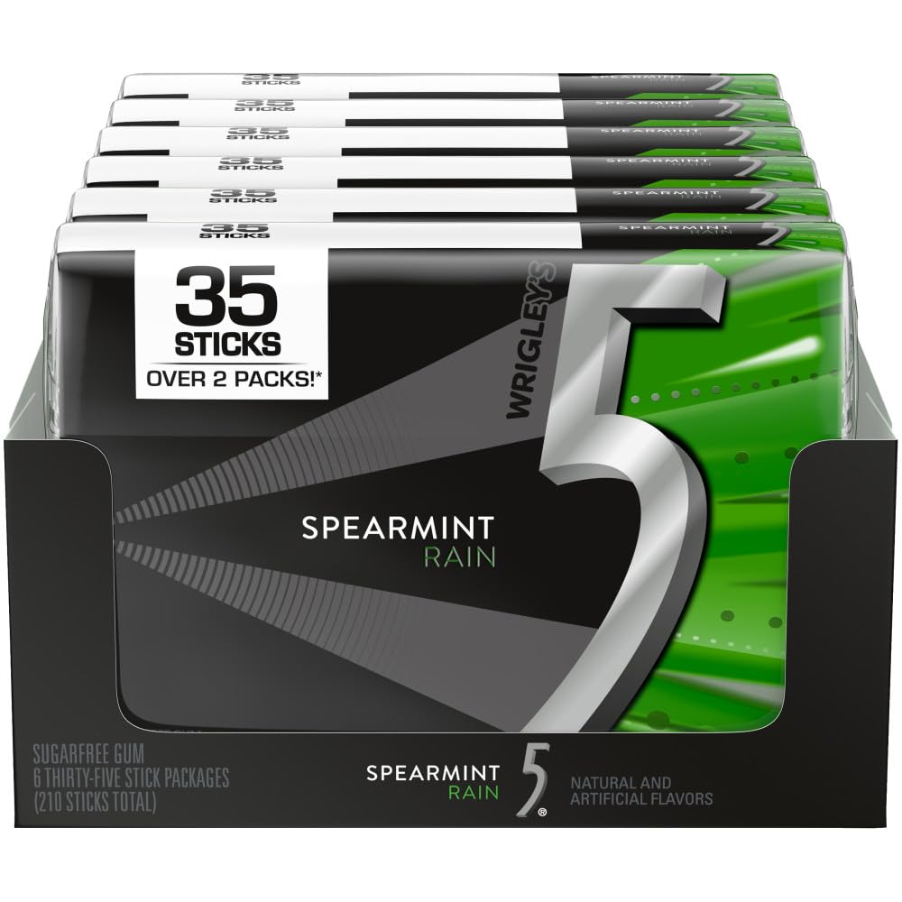 Five Gum Mega Spearmint 6pc 35ct