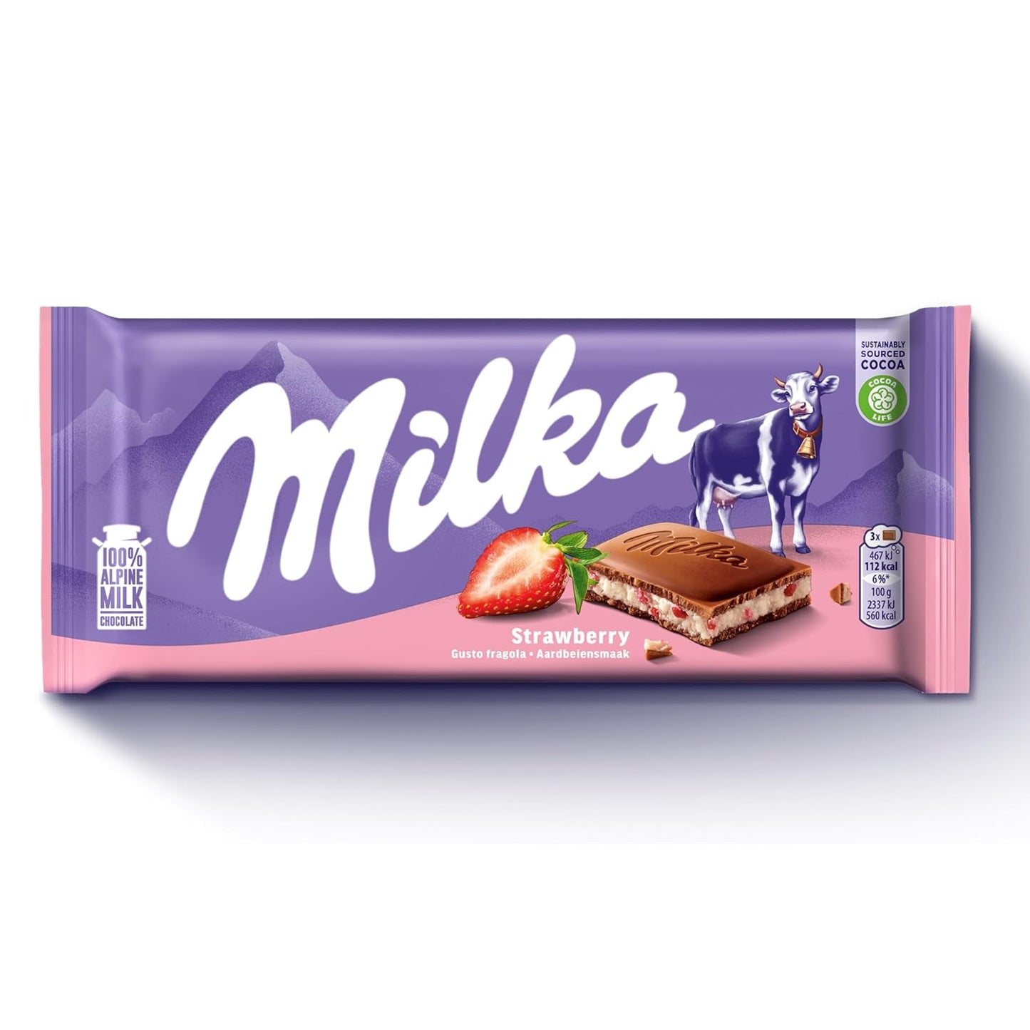 Milka Chocolate Strawberry 22pc