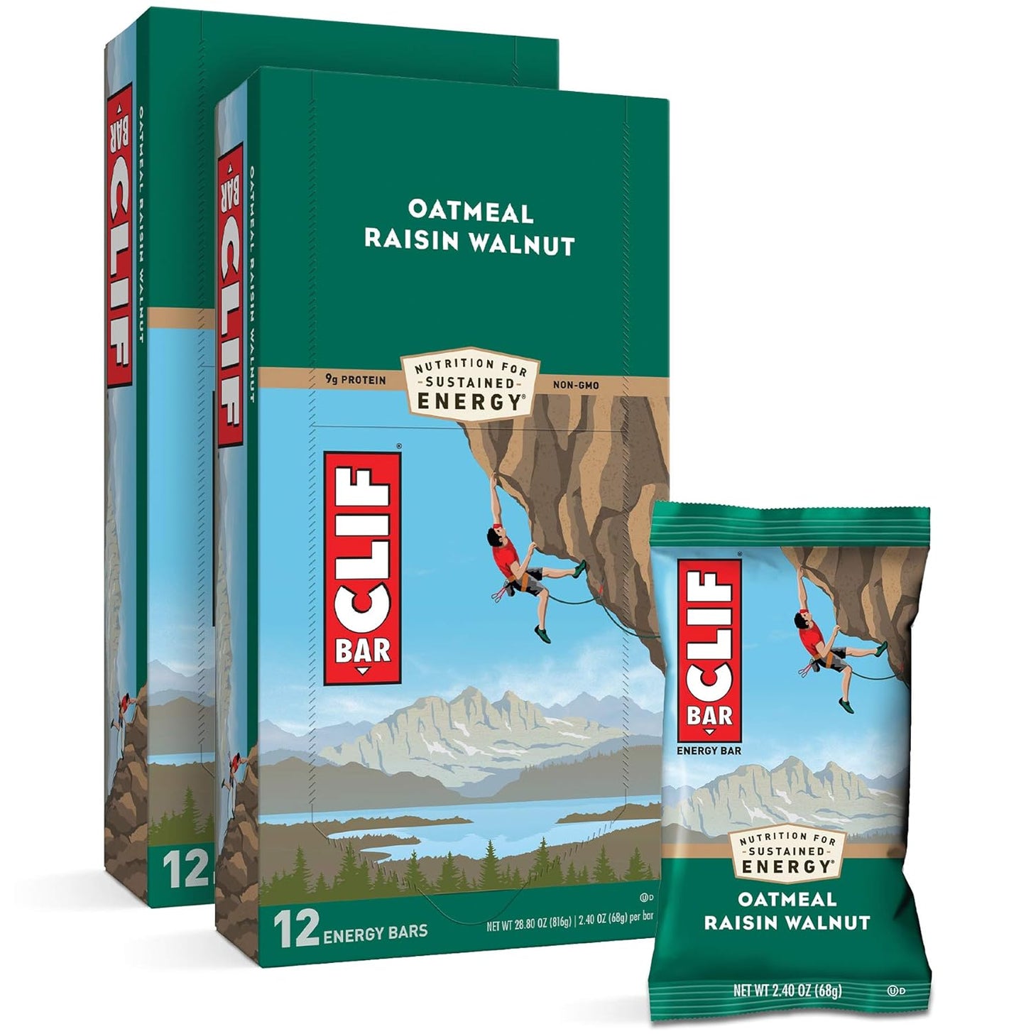 Clif Bar Oatmeal Raisin Walnut 12pc 2.4oz