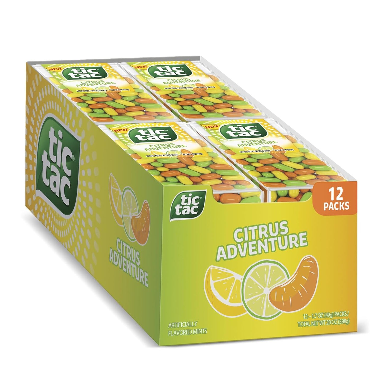 Tic Tac Citrus Adventure 12pc 100ct