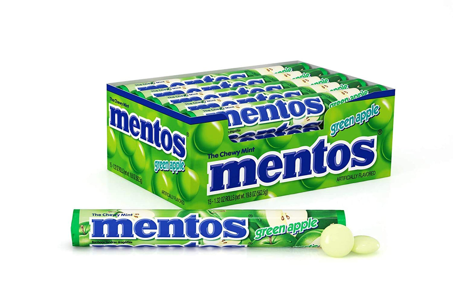 Mentos Green Apple 15pc 1.32oz