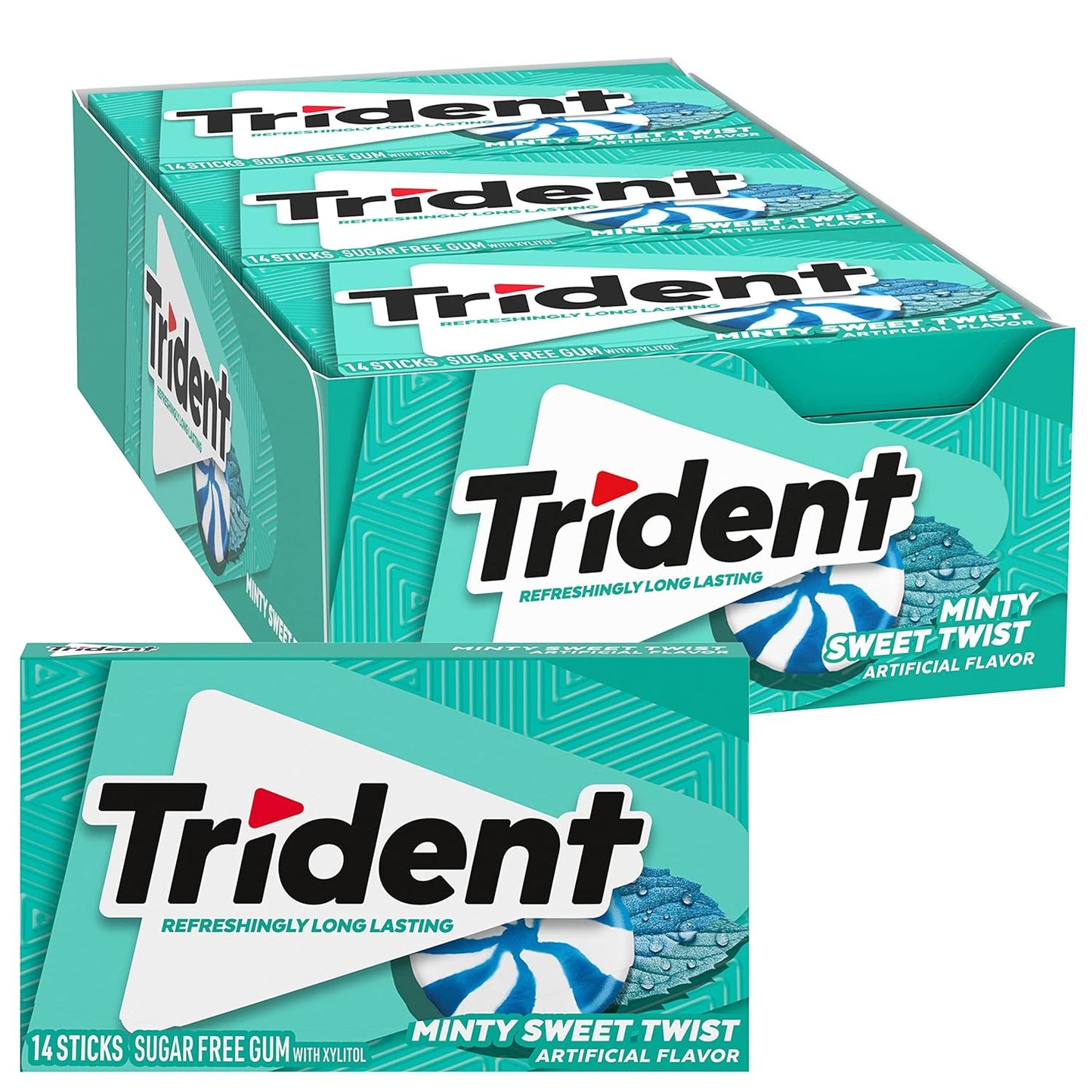 Trident Minty Sweet Twist 12pc 14ct