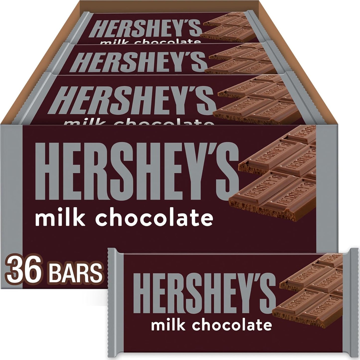 Hershey's Milk Chocolate 36pc 1.55oz