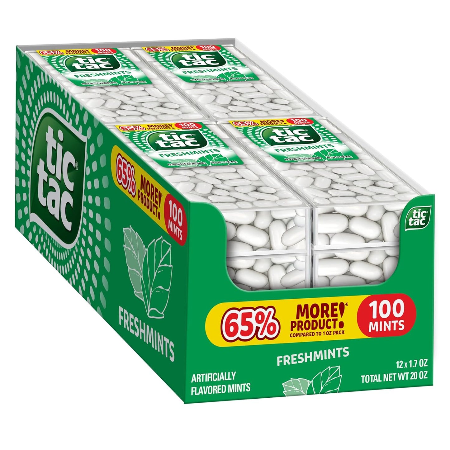 Tic Tac Freshmints 12pc 100ct