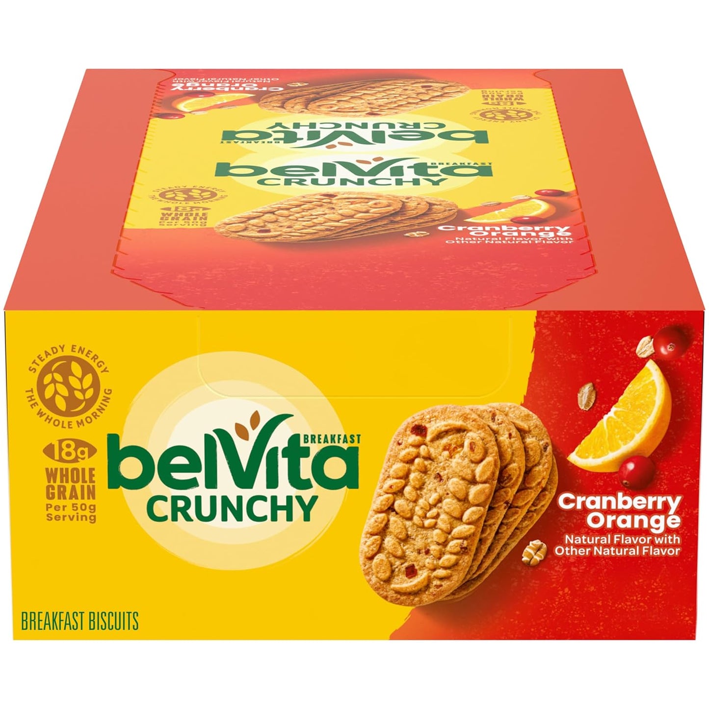 Belvita Crunchy Cranberry Orange 8pc 1.76