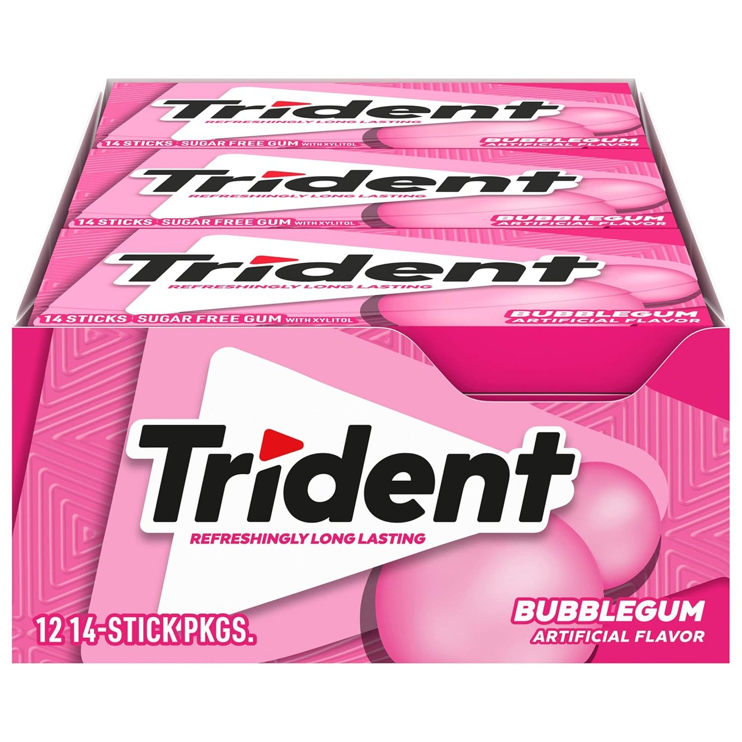 Trident Bubblegum 12pc 14ct