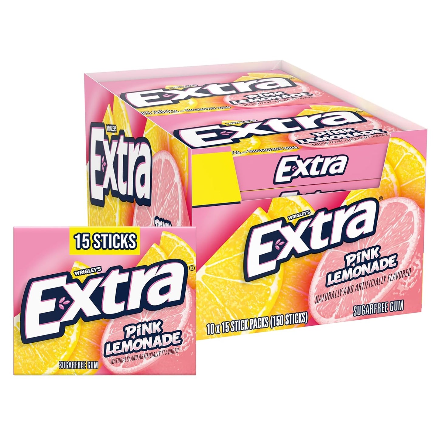 Extra Slim Pack Pink Lemonade 10pc 15ct