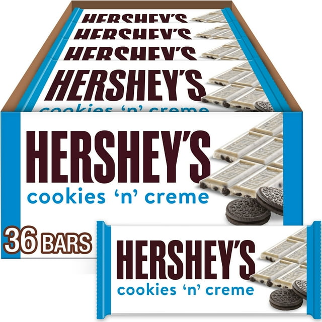 Hershey;s Cookies N Creme 36pc 1.55oz