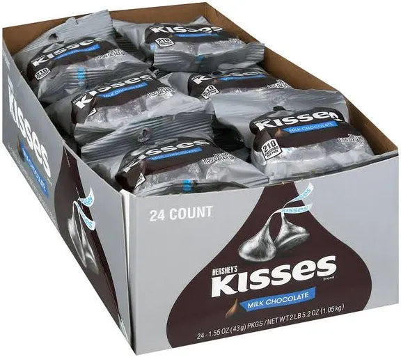 Hershey’s Kisses Milk Chocolate 24pc 1.55oz