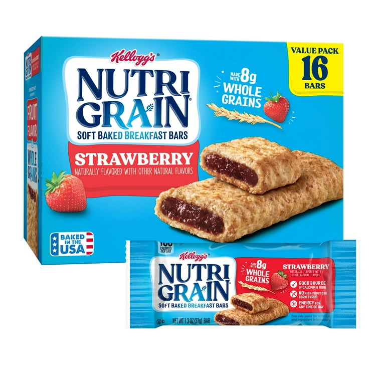 Nutri Grain Strawberry 16pc 1.3oz