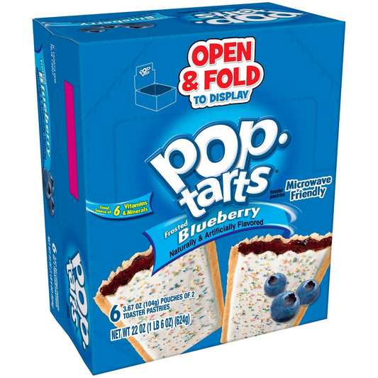 Pop Tarts Frosted Blueberry 6pc 3.3oz