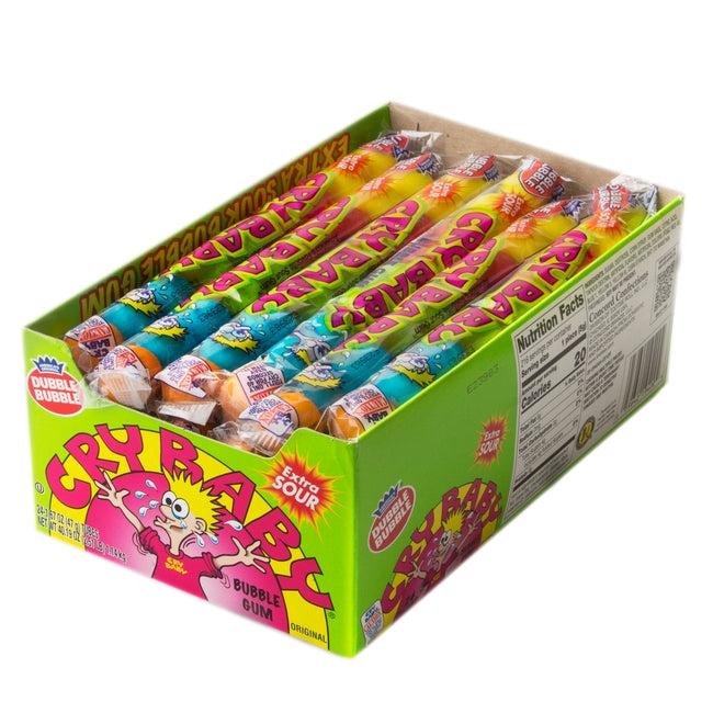 Cry Baby Gum Ball Tube 24pc 1.67oz