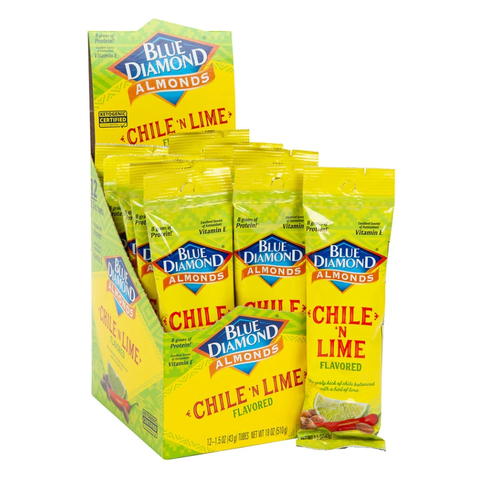 Blue Dimond Almonds Chile n Lime 12pc 1.5oz