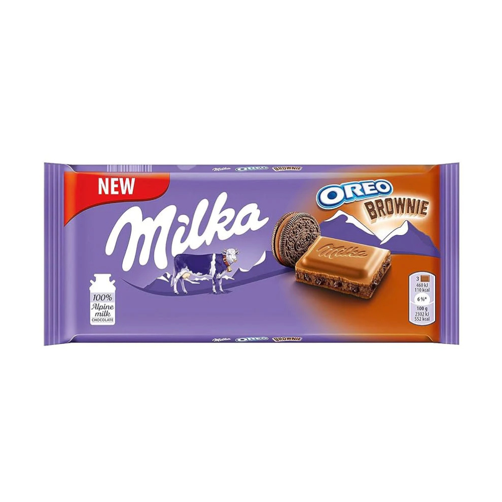 Milka Chocolate Oreo Brownie 100g 22pc