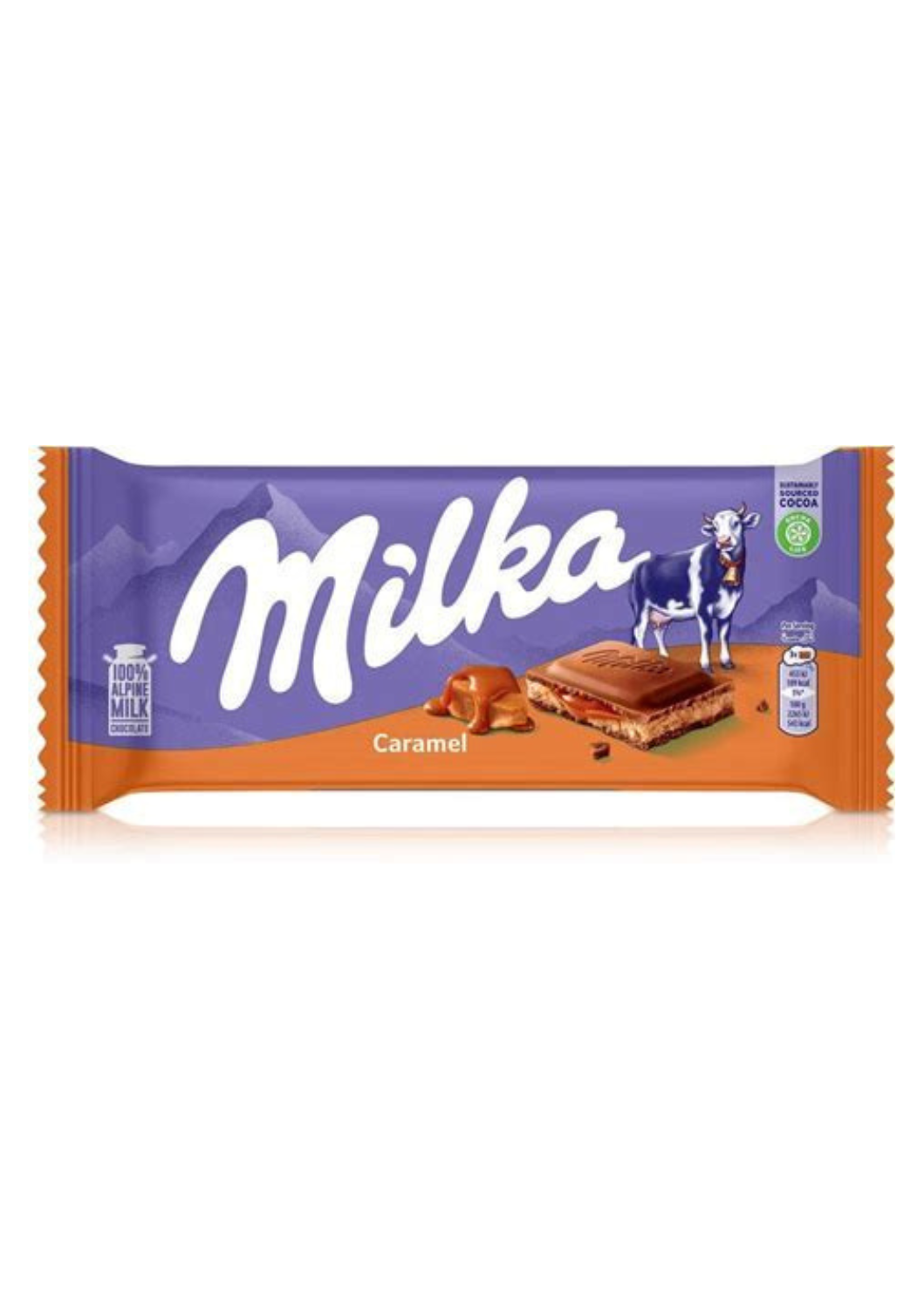 Milka Caramel Chocolate 100g 18pc