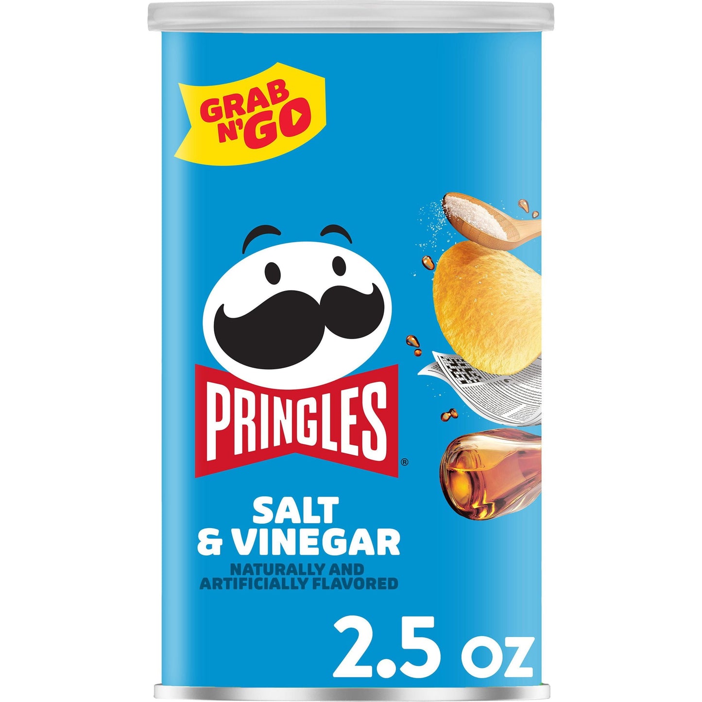 Pringles Medium Salt & Vinegar 12pc 2.5oz