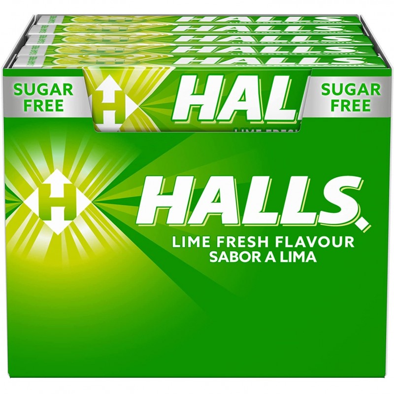 Halls Lime Fresh 20pc 33g