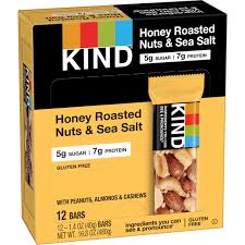 Kind Bar Honey Roasted Nuts & Sea Salt 12pc 1.4oz