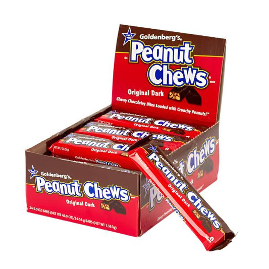 Peanut Chew Dark Chocolate 24pc 20z