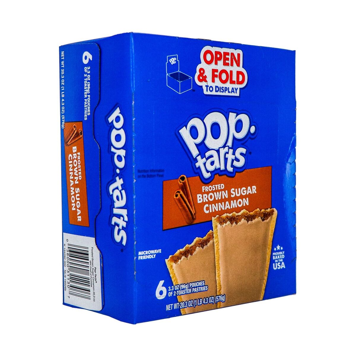 Pop Tarts Frosted Brown Sugar Cinnamon 6pc 3.3oz