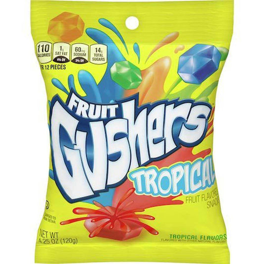 Fruit Gushers Super Tropical 8pc 4.25oz