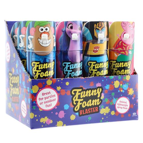 Fun Frenzy Foam Blaster Spray 12pc 48g