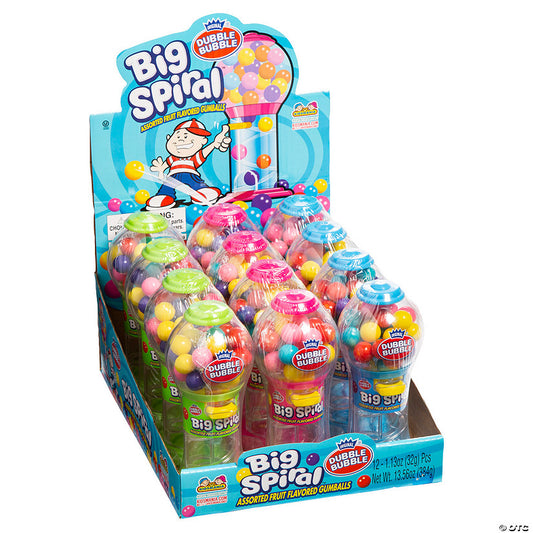 Kidsmania Dubble Bubble Big Spiral 12pc 1.13oz
