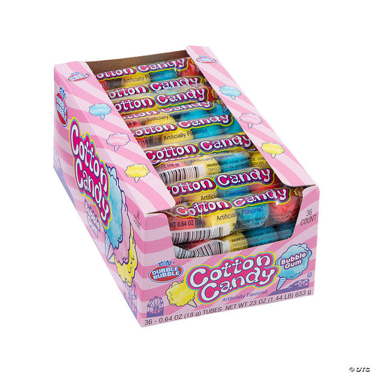 Dubble Bubble Cotton Candy Bubble Gum 36pc 0.64oz