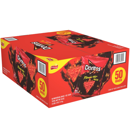 Doritos Falmin Hot Nacho 50pc 1oz