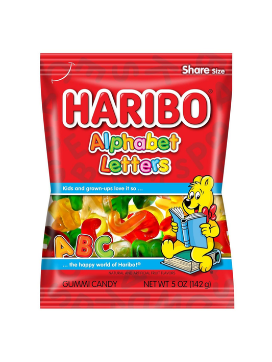 Haribo Alphabet Letters 12pc 5oz