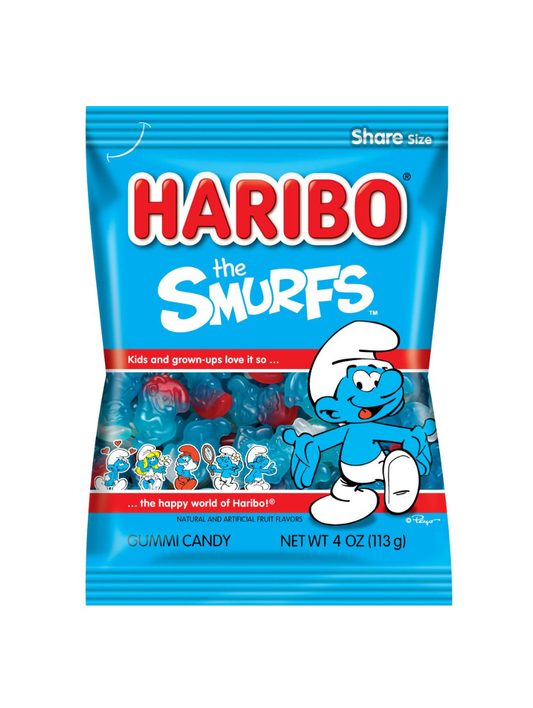 Haribo Smurfs Gummy 10pc 6.3oz