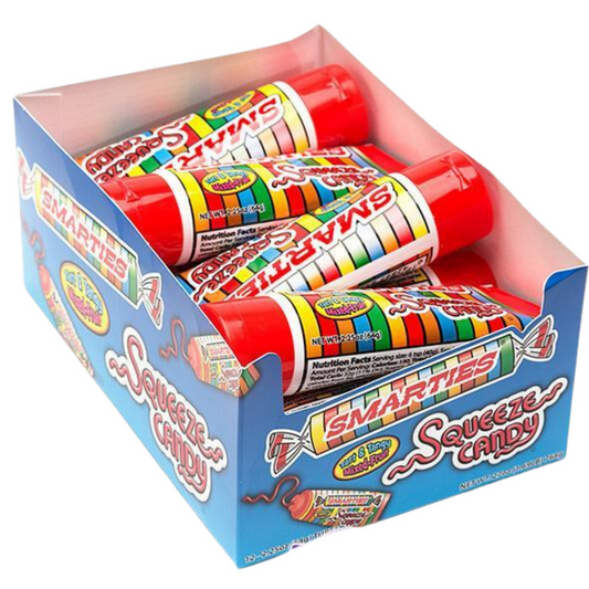 Smarties Squeeze Tube 12pc