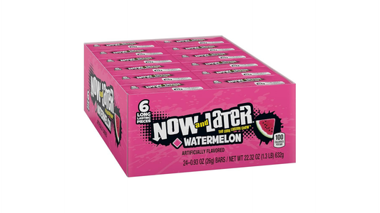 Now & Later Extreme Watermelon 24pc 0.9oz
