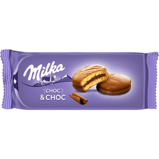 Milka Choc & Choc Biscuits 150g 12pc