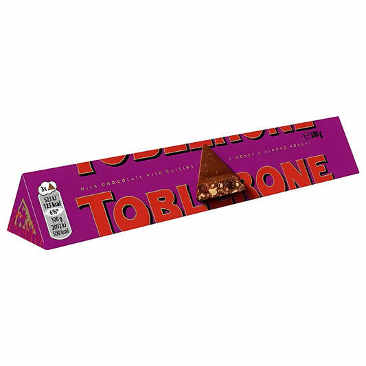 Toblerone Swiss Fruit & Nut Chocolate Bar 20pc 100g