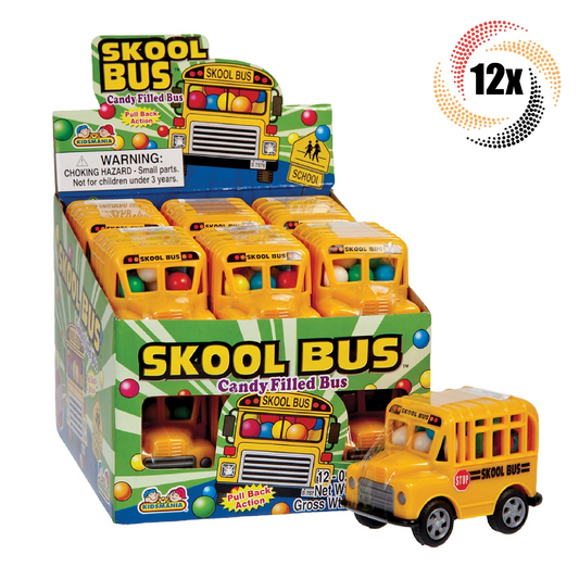 Kidsmania Skool Bus 12pc 0.53oz