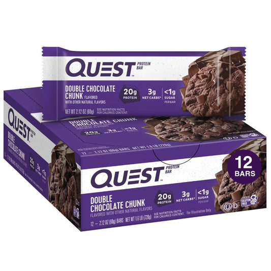 Quest Bar Double Chocolate Chunk 12pc 2.12oz